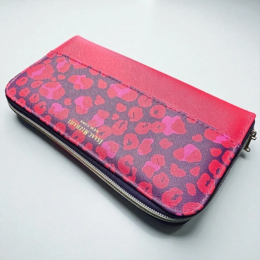 Isaac Mizrahi Poppy Leopard Cosmetic Brush Case NWOT
